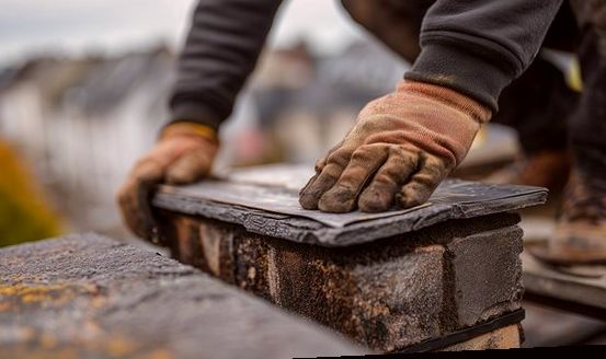 Setting a crown with the trowel